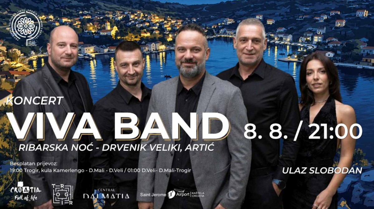 Trogirsko kulturno ljeto u kolovozu donosi vrhunac sezone: Od velikih koncerata i ribarskih fešta do vrhunskih umjetničkih festivala