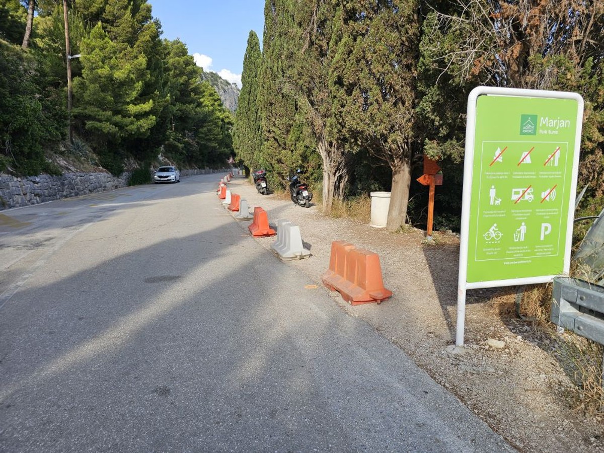 Pregrade na Marjanu | foto: Joško Jaković