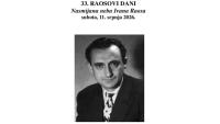 Raosovi dani u Medovu Docu: Nagrade za najbolje priče i sjećanje na velikana hrvatske književnosti