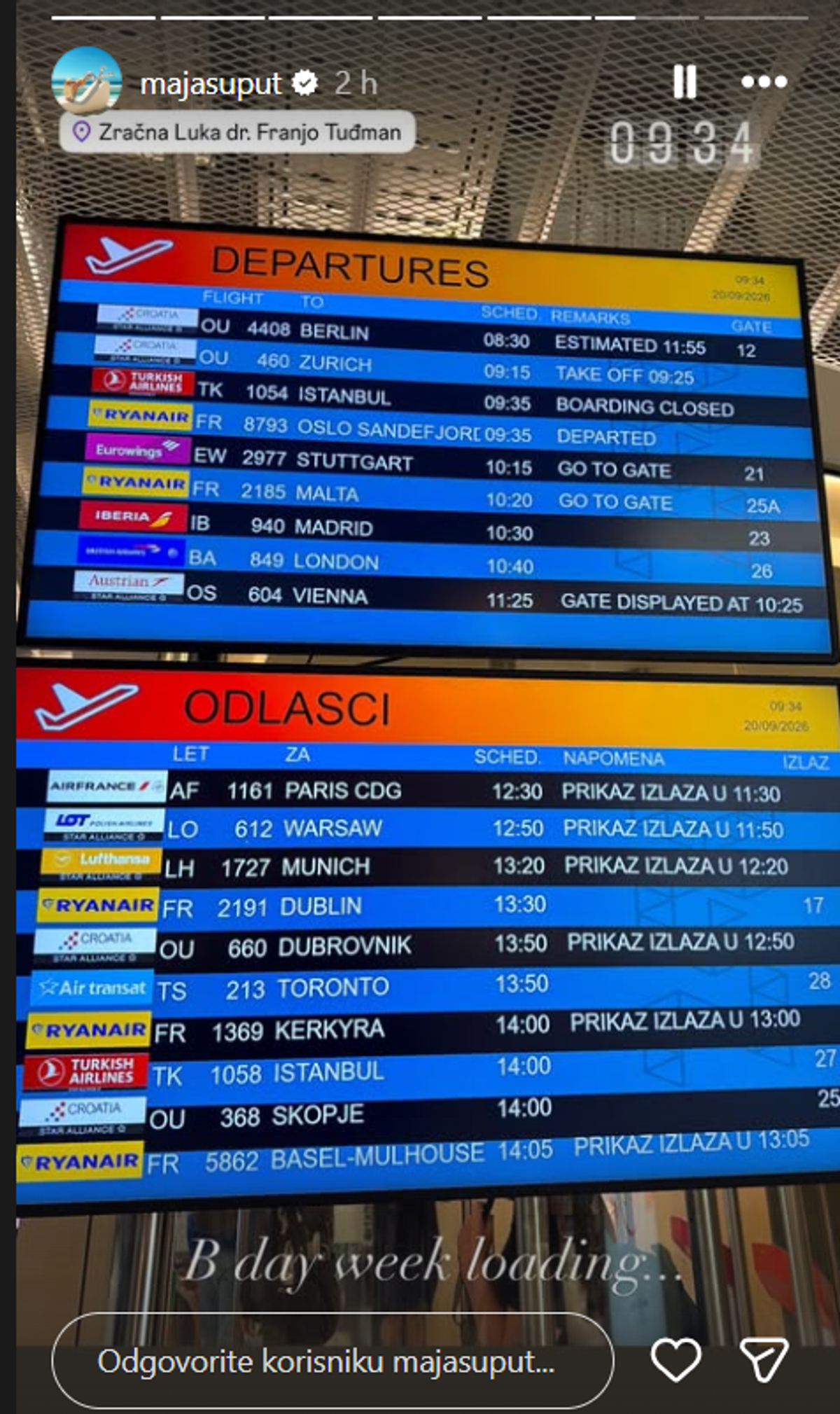 Maja Šuput će u Londonu proslaviti rođendan s 'misterioznim' mladićem