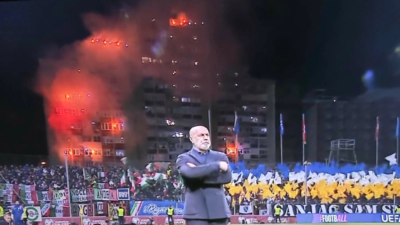 Bakljada na balkonima nebodera