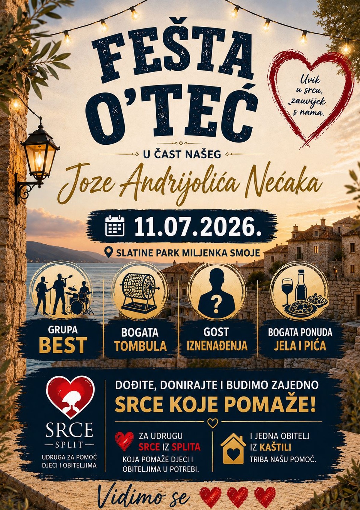 Sprema se nova Fešta O'teć! Posjetitelje očekuju koncert, tombula, hrana, piće...