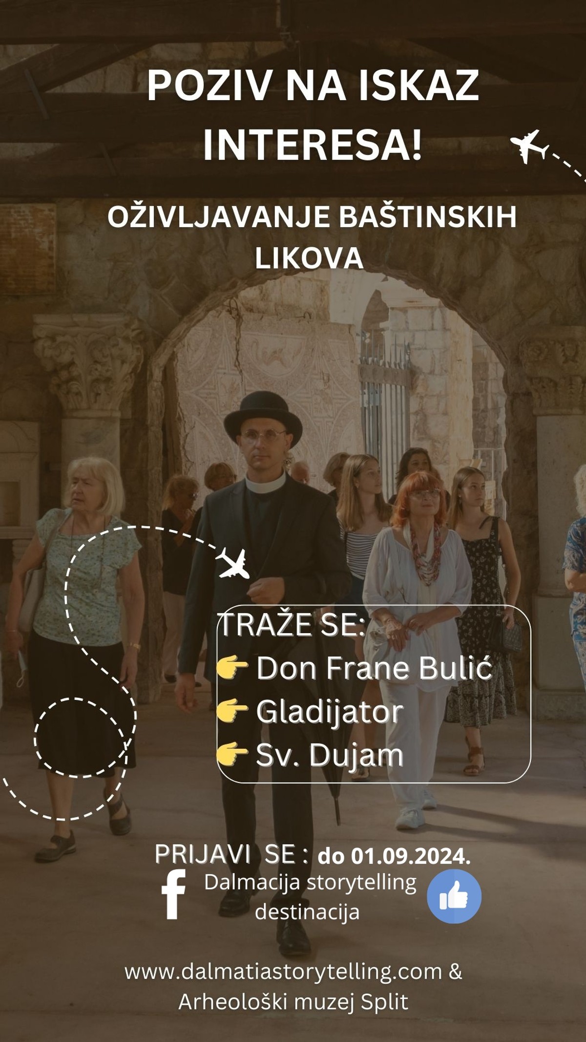 DALMACIJA STORYTELLING Postanite don Frane Bulić, gladijator ili sv ...