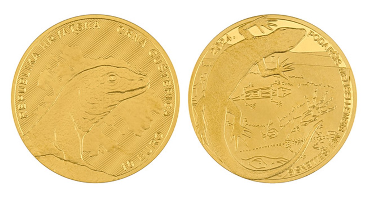 Nova kolekcionarska prilika: U prodaju je izašla numizmatička kovanica 'Crna gušterica'