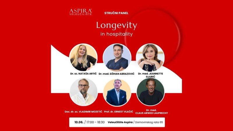 TRENDOVI, INOVACIJE, BUDUĆNOST TURIZMA Stručni panel 'Longevity in Hospitality' na Aspiri u Splitu