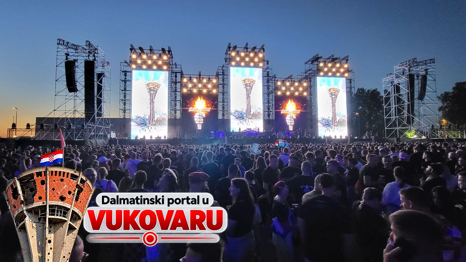 VIDEO Nepregledna masa ljudi čeka početak koncerta, a još se ulazi