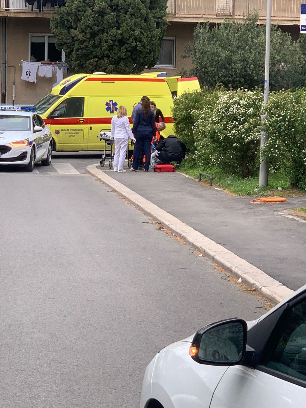 Pucnjava u Splitu | foto: čitatelj/Veljko Martinović