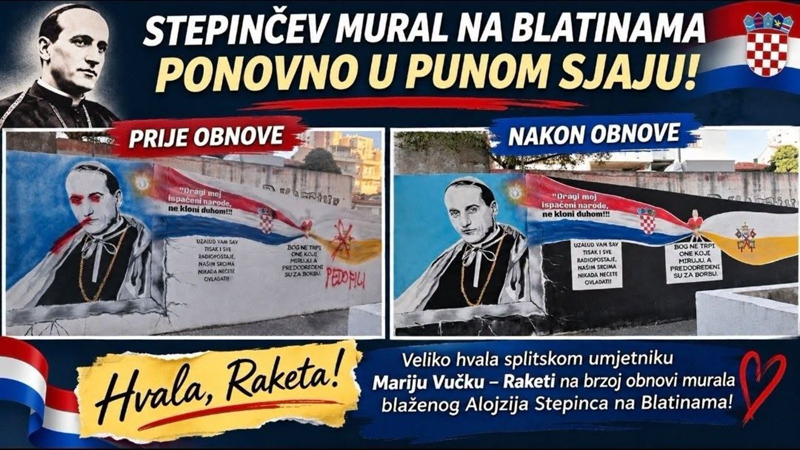 ŠKORIĆ: Stepinčev lik ponovno sja na Blatinama!