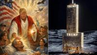 Trumpove AI slike: Prikazao se kao iscjelitelj, a neboder preselio na Mjesec