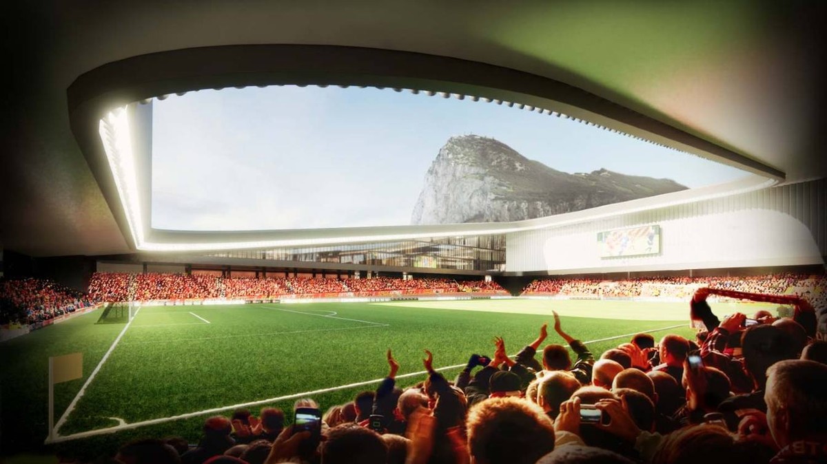 Dizajn novog stadiona u Gibraltaru