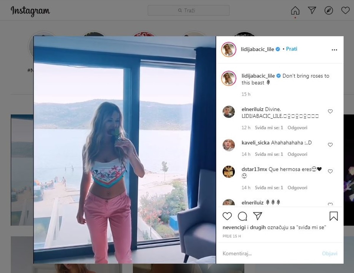 LIDIJA BAČIĆ LILE:  'Nemojte nositi ruže ovoj zvijeri'