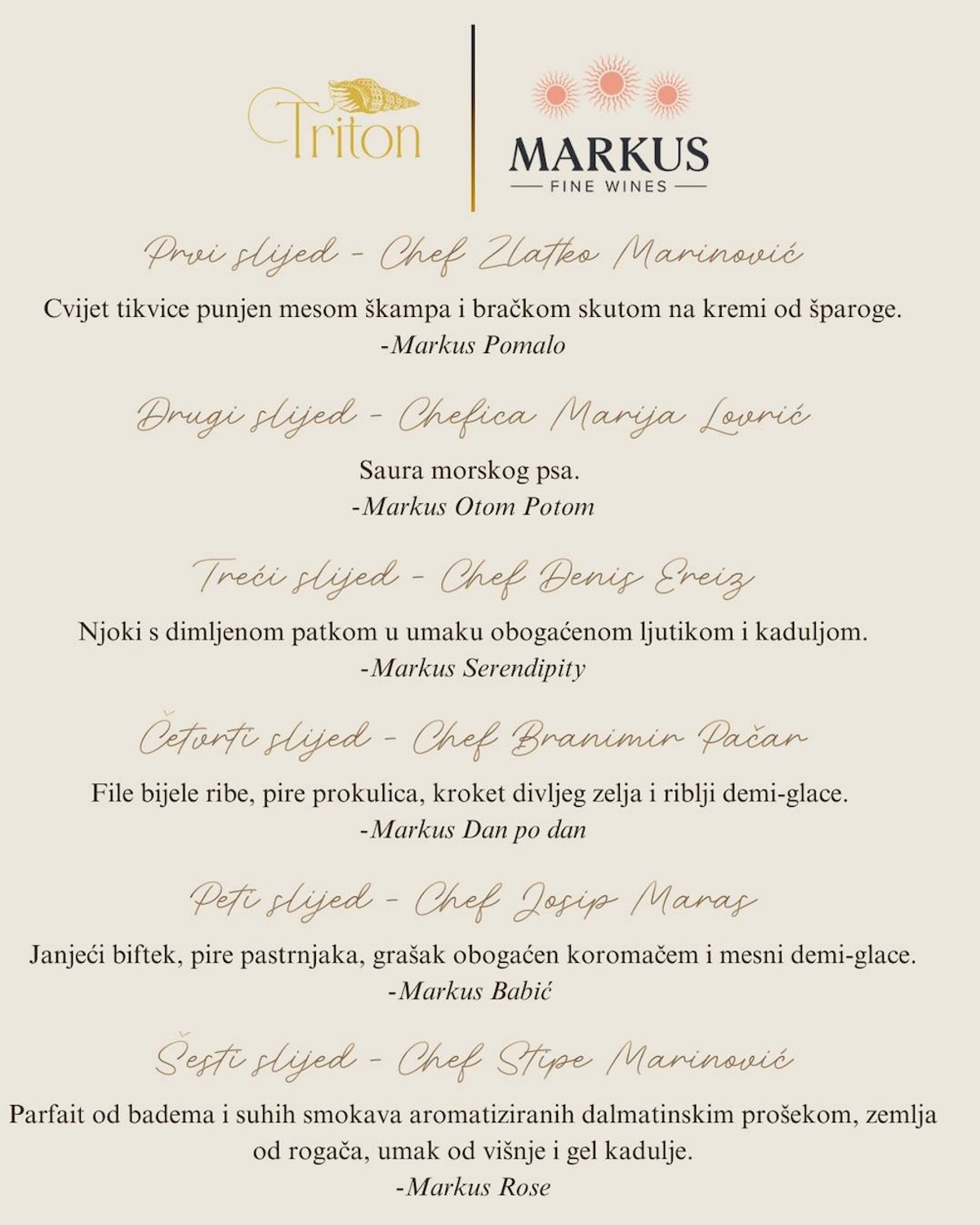 TRITON - Večer u kojoj se spajaju more, emocija i vino