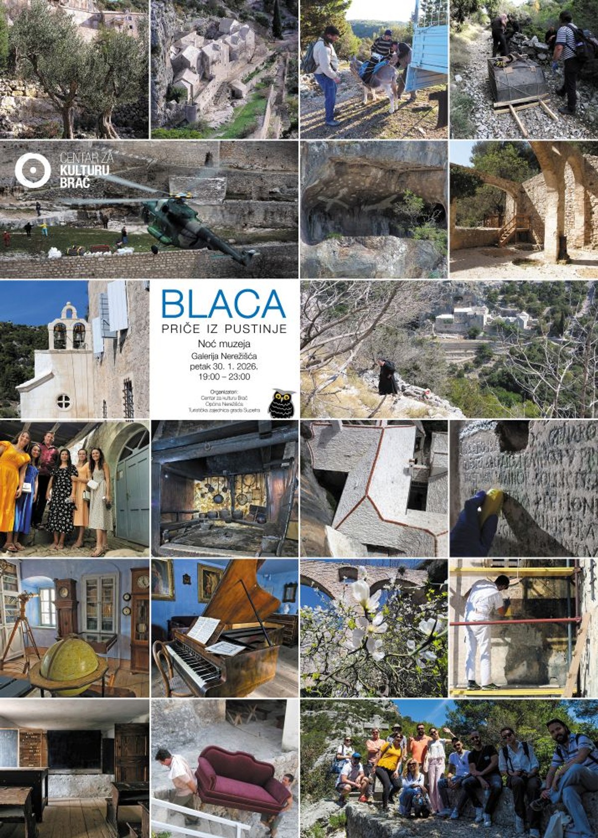 Priče iz pustinje okosnica Noći muzeja u Galeriji Nerežišća