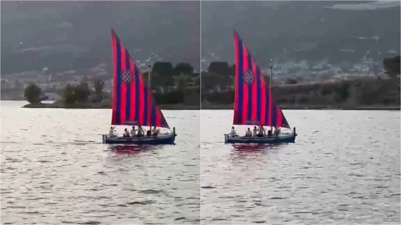 VIDEO Pogledajte u čemu su zaplovili navijači Hajduka