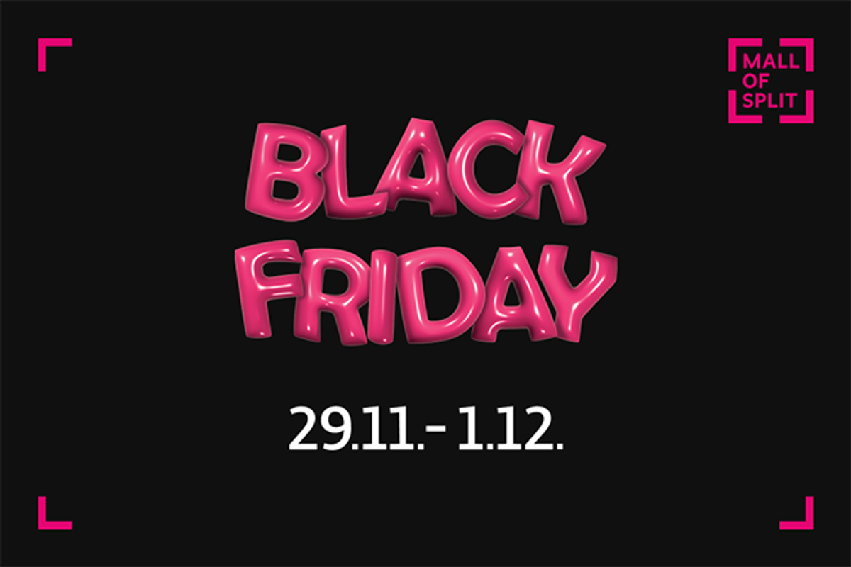 Mall of Split nudi najveće Black Friday popuste cijelog vikenda!