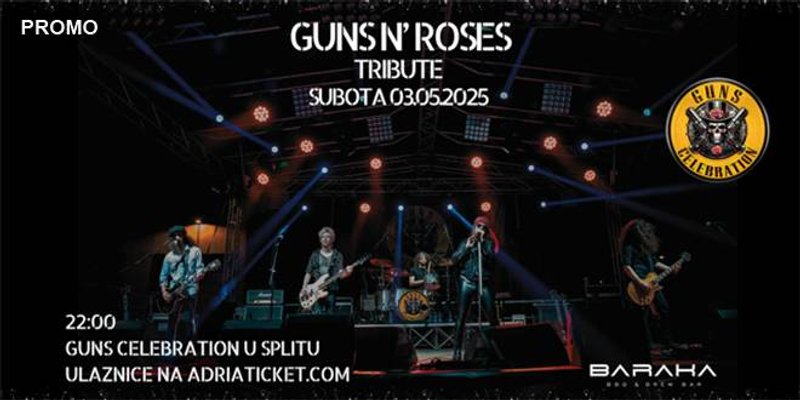 Guns Celebration u splitskoj Baraci: Glazbeni spektakl koji se ne propušta!