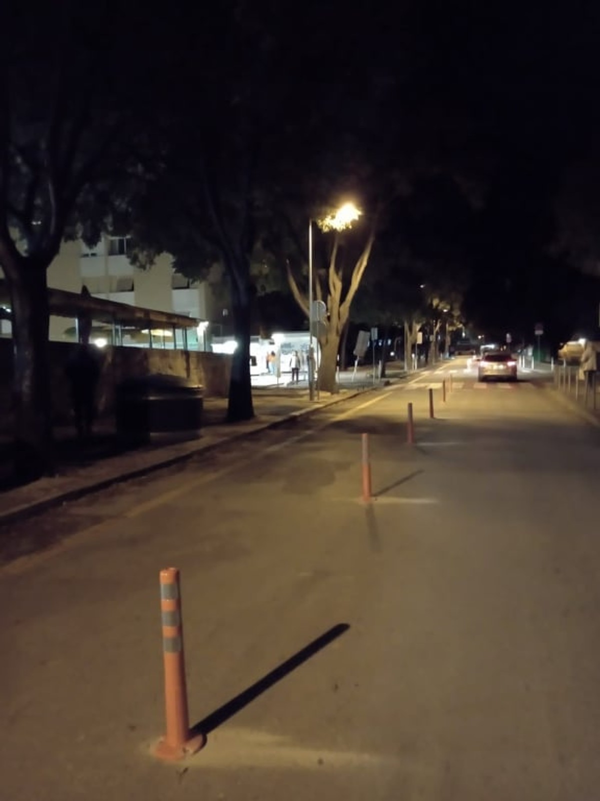 ODZVONILO PARKINGU NA CESTI: Gumeni stupići uz pazar na Plokitama