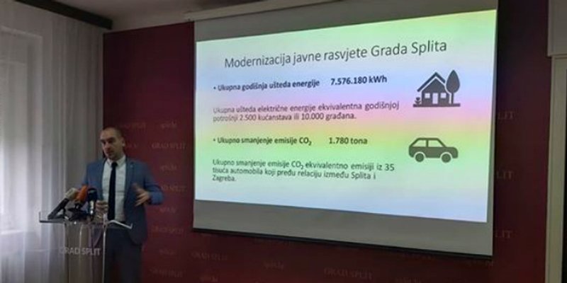 MODERNIZACIJA U Splitu se uvodi LED rasvjeta, sve bi trebalo biti gotovo do kraja godine