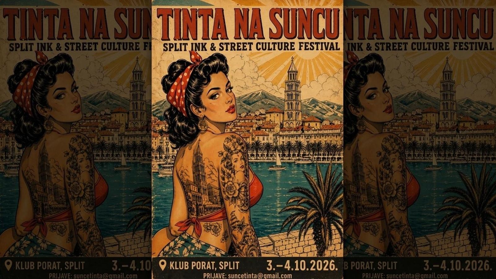 Split dobiva novu manifestaciju: U listopadu se održava prvo izdanje Tattoo Expo festivala 'Tinta na Suncu'