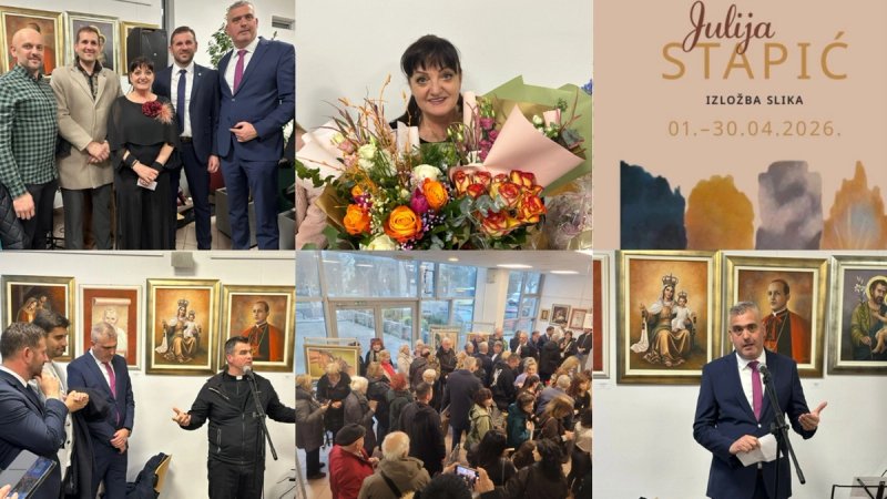 FOTO: U GKMM otvorena izložba Julije Stapić 'S ove strane vječnosti'