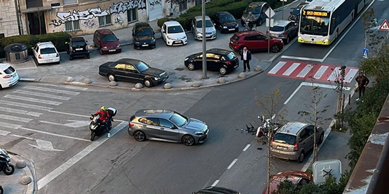 Prometna nesreća u Spinutu, pozvana Hitna pomoć