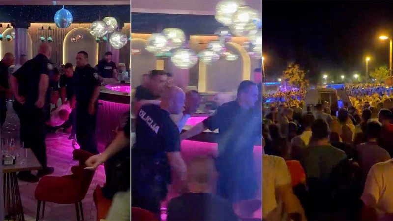 VIDEO 'Sve ću vas pobiti!': Društvenim mrežama se šire snimke uhićenja muškarca koji je jučer divljao u Stobreču