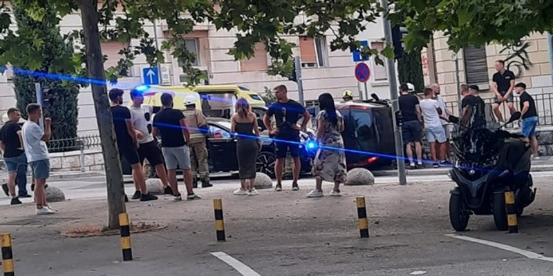 TEŠKA PROMETNA U CENTRU SPLITA Jedna osoba prevezena u bolnicu