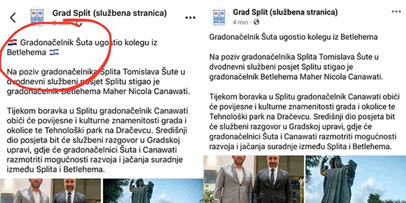 Umalo izbio diplomatski skandal zbog emotikona: Uz gradonačelnika Betlehema stavljena izraelska zastava