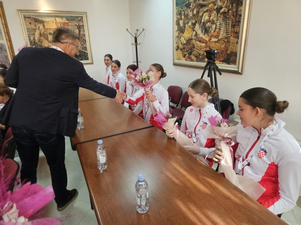 Svečani prijem Solinski mažoretkinja i Udruge Solinjani