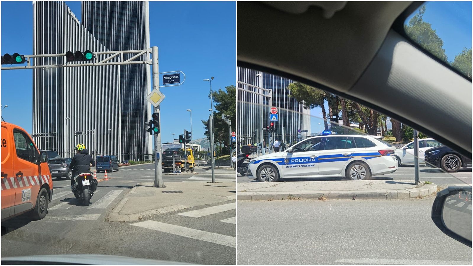 Sudar u Splitu, jedna osoba prevezena u bolnicu