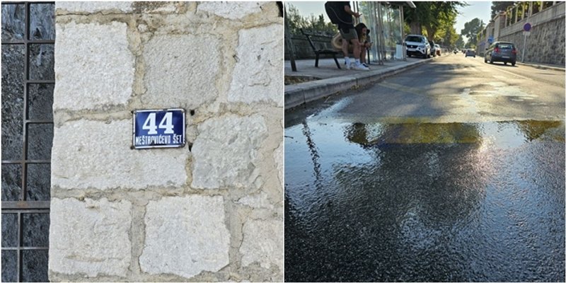 VOZAČI, OPREZ Pukla cijev u ulici Meštrovićevo šetalište