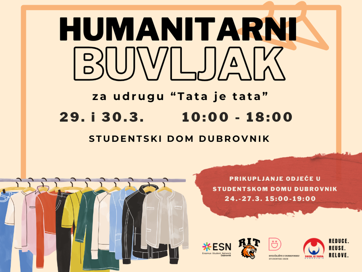 STUDENTI U AKCIJI Četvrti Humanitarni buvljak u Dubrovniku