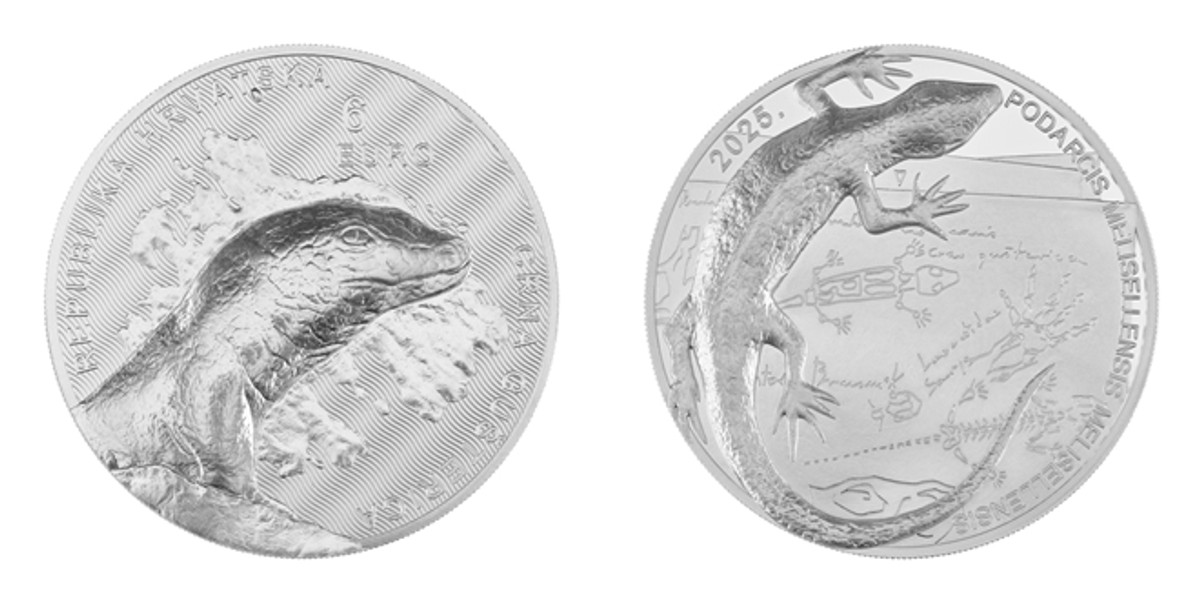Hrvatska kovnica novca predstavlja nastavak serije numizmatičkog izdanja 'Crna gušterica'