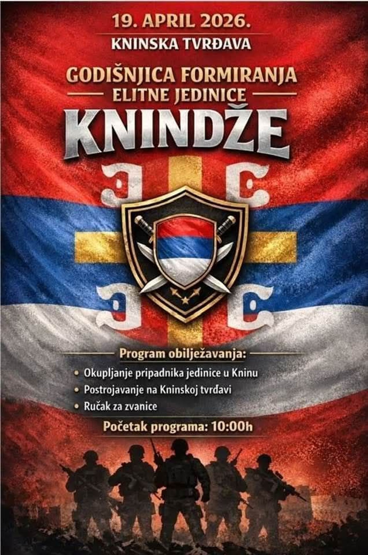 Proslava godišnjice formiranja Knindži na Kninskoj tvrđavi?! 'Ovo prelazi granicu zdravog razuma'
