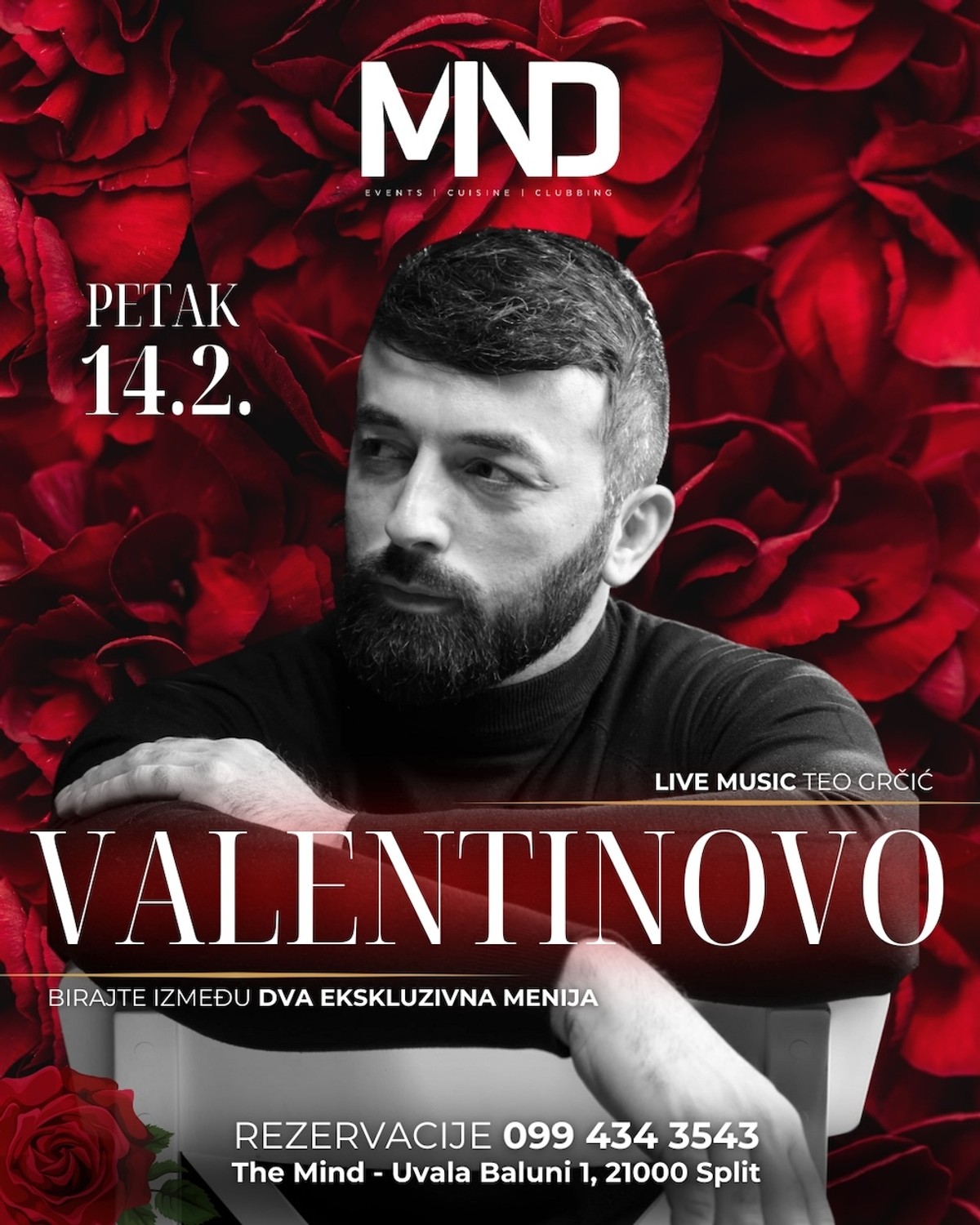 Valentinovo u The Mindu: Ostalo je još samo nekoliko slobodnih mjesta!