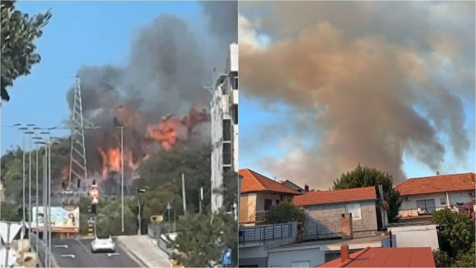 VIDEO Planulo više požara na području Zadra