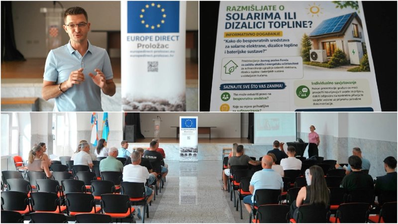 Europe Direct Proložac predstavio građanima mogućnosti sufinanciranja obnovljivih izvora energije u obiteljskim kućama