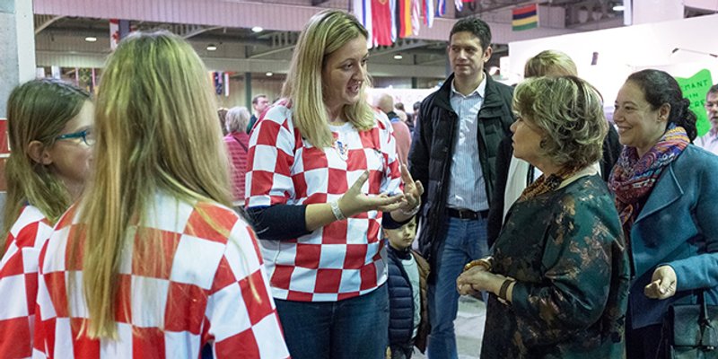 U Luksemburgu održana manifestacija 'Bazar international', a mandarine i naranče iz Opuzena su bile atrakcija