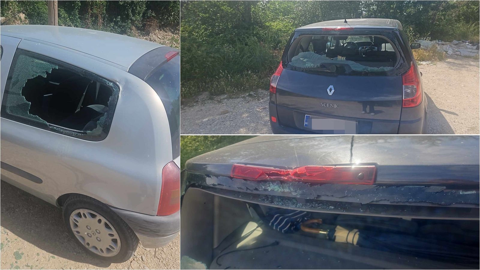 Razbijena vozila na Spinutu, kontaktirali smo policiju