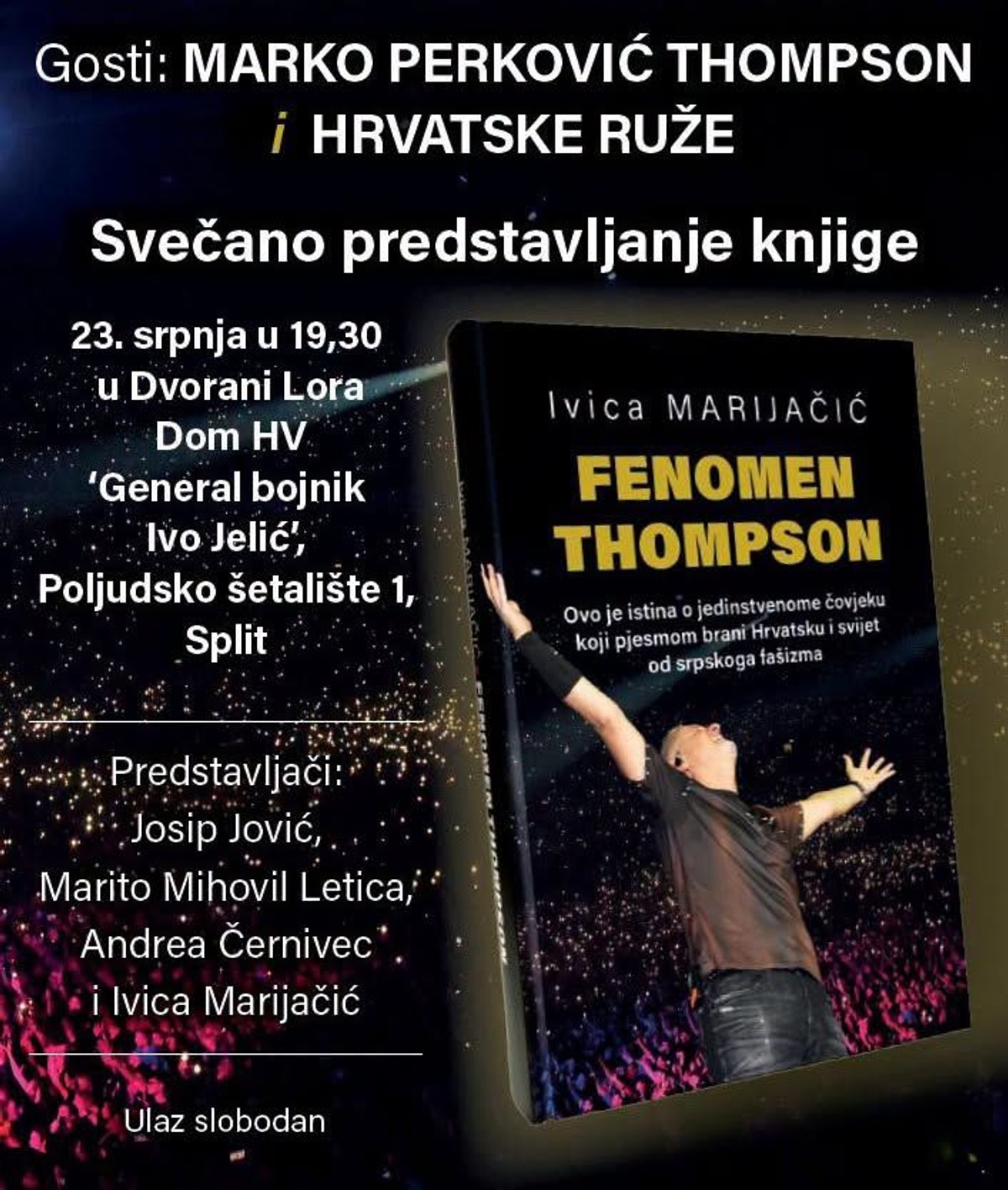 Predstavlja se knjiga o Thompsonu u Splitu, stiže i on 