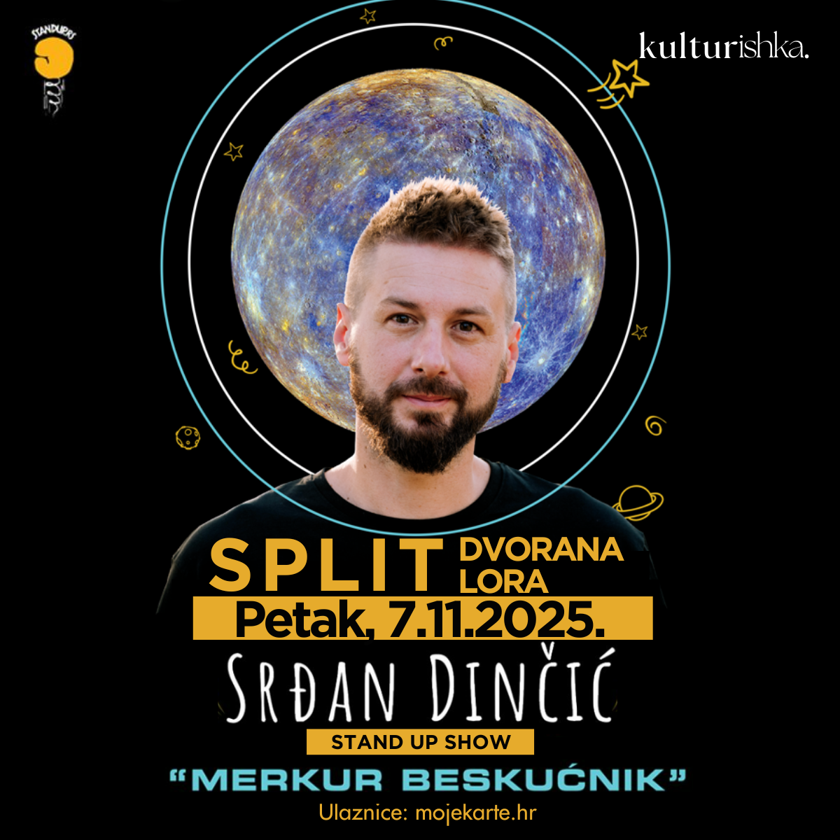 Omiljeni regionalni stand up komičar Srđan Dinčić premijerno u Splitu!