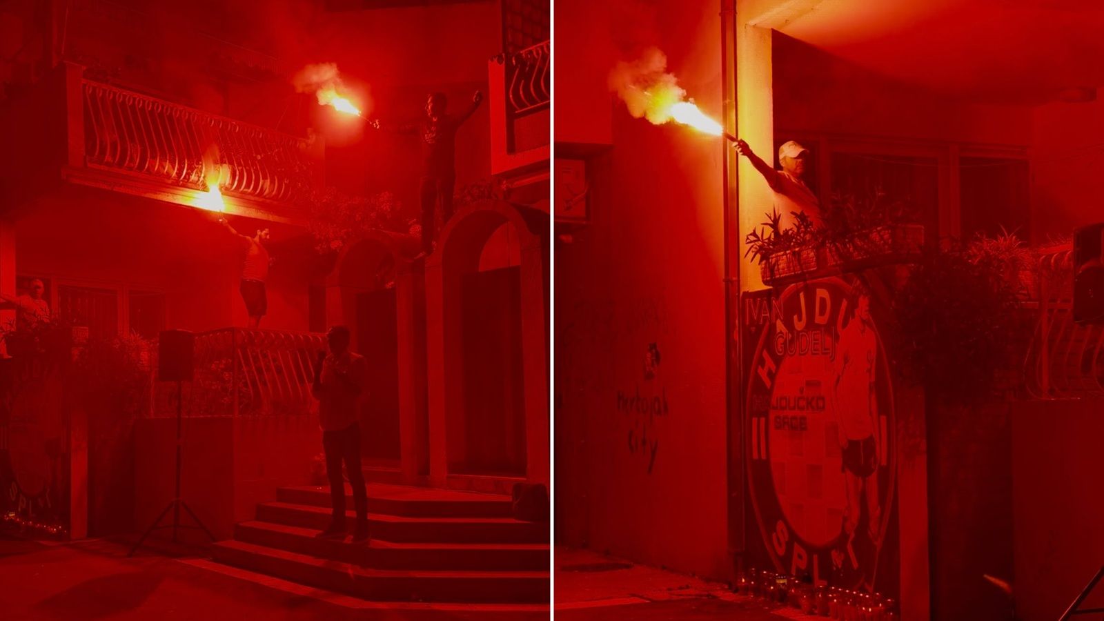 VIDEO: Emotivna večer, pjesma, bakljada i birane riječi u čast Hajdukove legende 