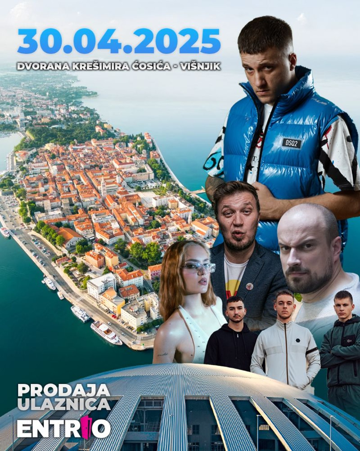 GLAZBENI DOGAĐAJ SEZONE Grše, Miach, Edo Maajka, Vojko V i Ragazzi u zadarskom Višnjiku