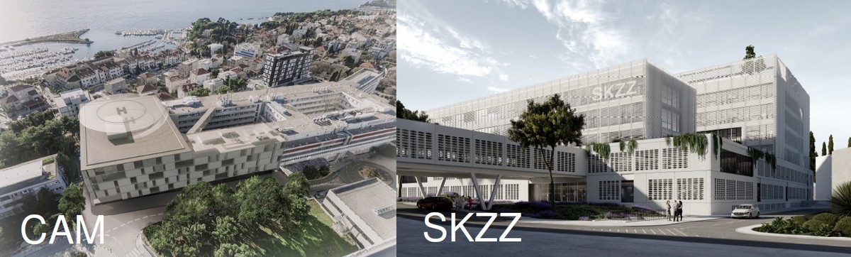 Evo kako će izgledati budući Centar za specijalističko-konzilijarnu zdravstvenu zaštitu te  Centra akutne medicine s objedinjenim hitnim bolničkim prijemom