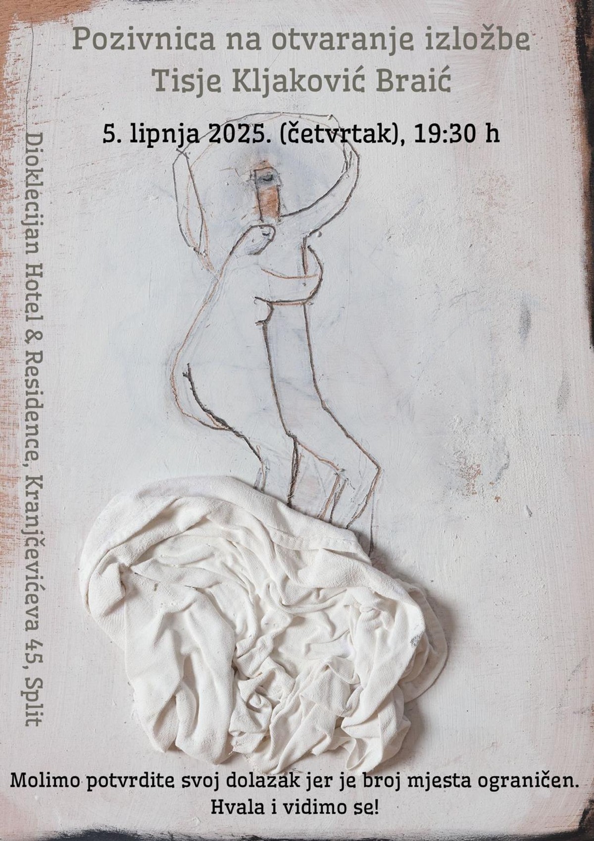 OMILJENA SPLITSKA SLIKARICA Tisja Kljaković Braić otvara samostalnu izložbu