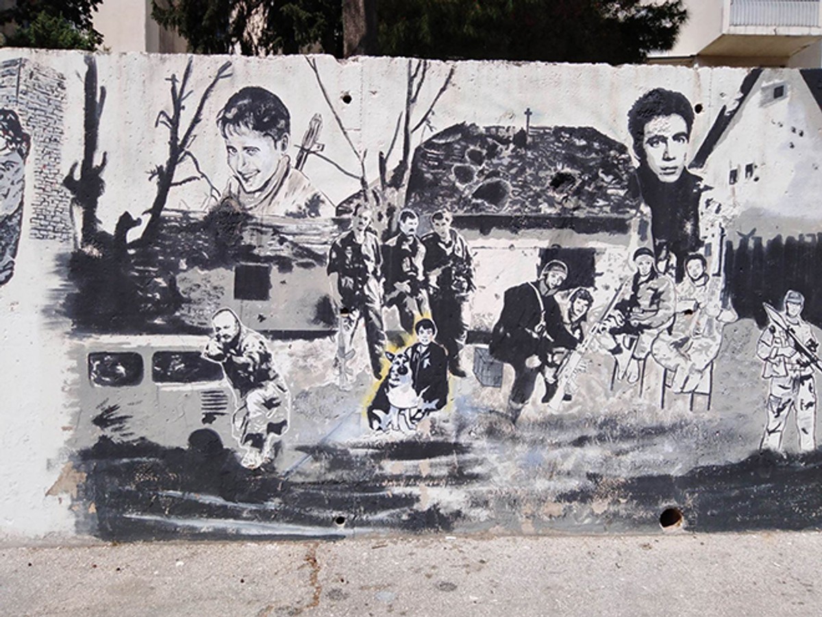 PRIČA O VUKOVARSKOM HEROJU Znate li tko je momak sa psom naslikan na splitskom muralu?