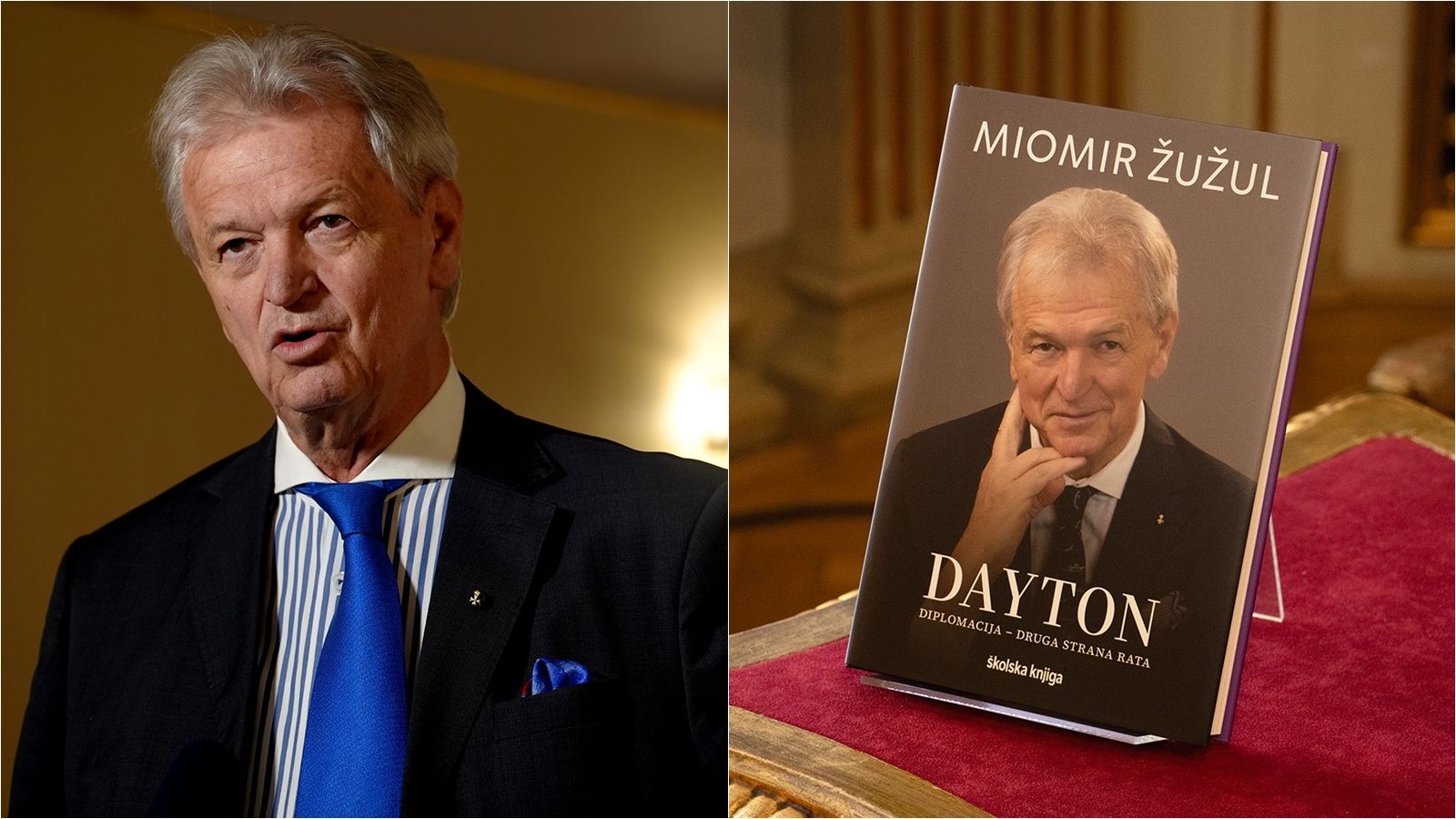 NOVO IZDANJE ŠKOLSKE KNJIGE Predstavljena knjiga 'Diplomacija – druga strana rata' Miomira Žužula