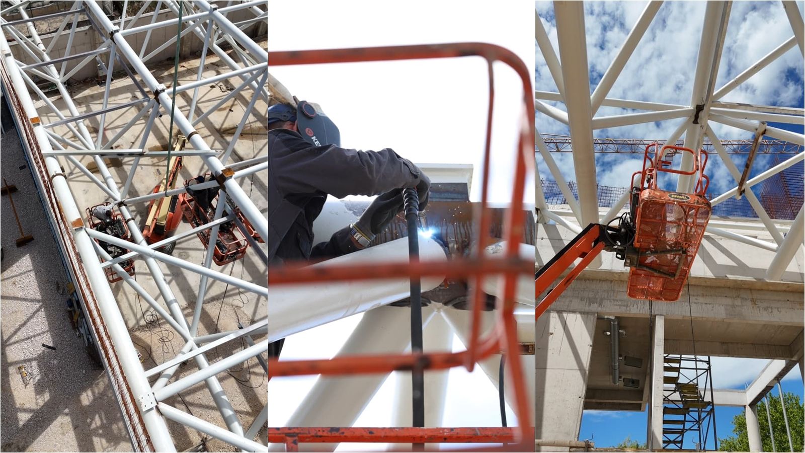 VIDEO Završena montaža čelične krovne konstrukcije na dvorani u Podstrani