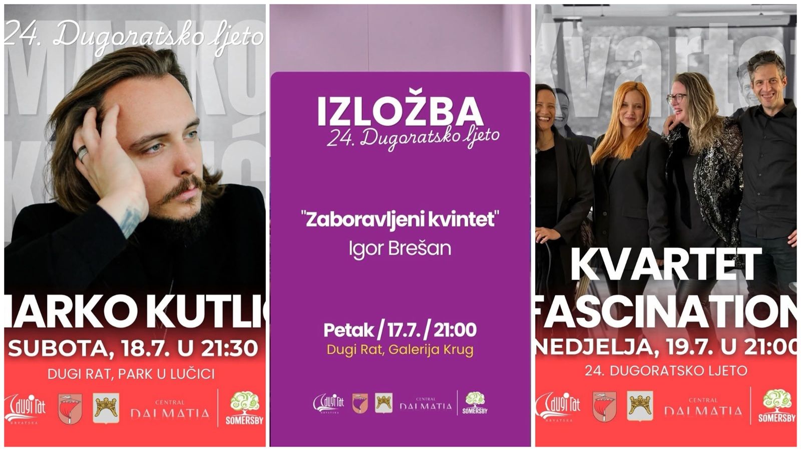 Dugi Rat ovog tjedna nudi previše da biste ostali doma: Brešan, Kutlić i Fascination