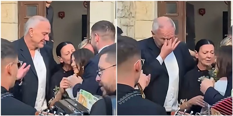 VIDEO Splitski pjevač Matko Jelavić zaplakao na sinovom vjenčanju